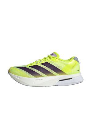 ADIZERO BOSTON 13 - Scarpe da corsa su strada - solar yellow   aurora plum   powder plum