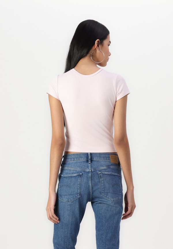 Soft Stretch Seamless Fabric Longline Baby Tee - Basic T-shirt - pale lilac3