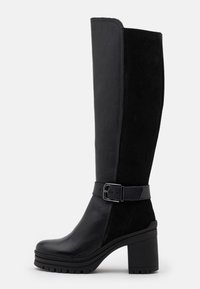 Zign Botas con plataforma - black