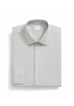 REGULAR FIT NON-IRON CHECKED WITH AINSLEY COLLAR - Overhemd - grey