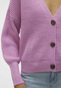 Vero Moda VMLEA V-NECK CUFF  - Ζακέτα - pastel lavender
