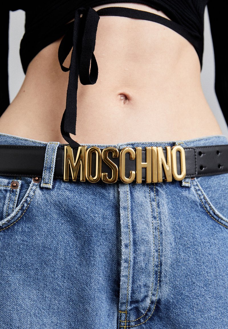 MOSCHINO BELTS - Bälte - black
