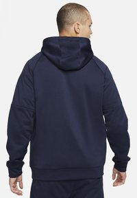Nike Performance Felpa con zip - obsidian obsidian black