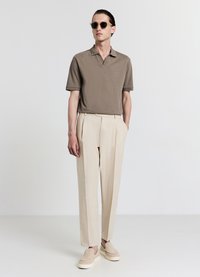 Calliope Pantalon classique - beige chiaro melange