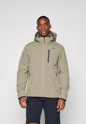 MAN JACKET ZIP HOOD - Veste softshell - sage