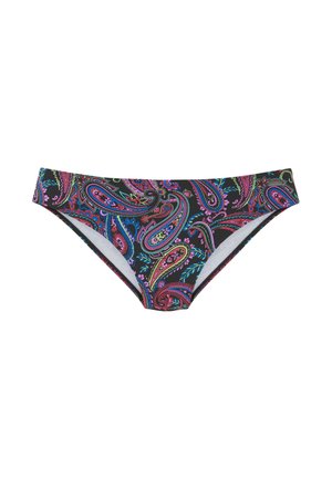 Bikini-Hose - schwarz bedruckt