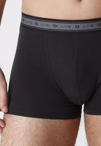 Lovable COTTON - 2 PACK - Boxer aderenti - nero