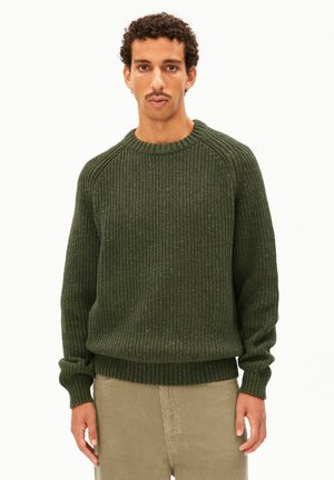 ARMEDANGELS, KIAANO TWEED - Jumper - dark earth tweed