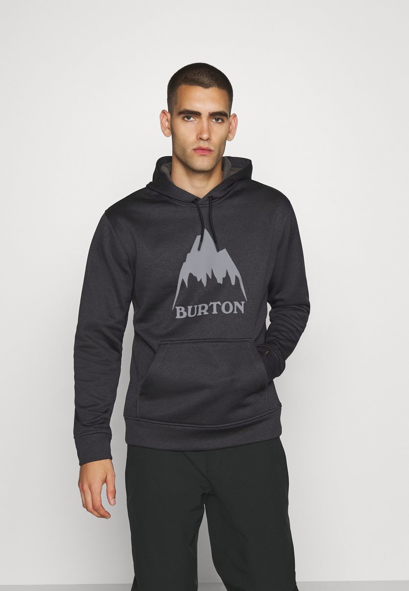 Burton MENS OAK HOODIE - Džemperis ar kapuci - true black heather