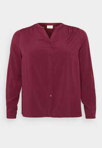 Unselected, burgundy