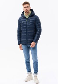 Ombre WITH HOOD - Zimní bunda - blue navy