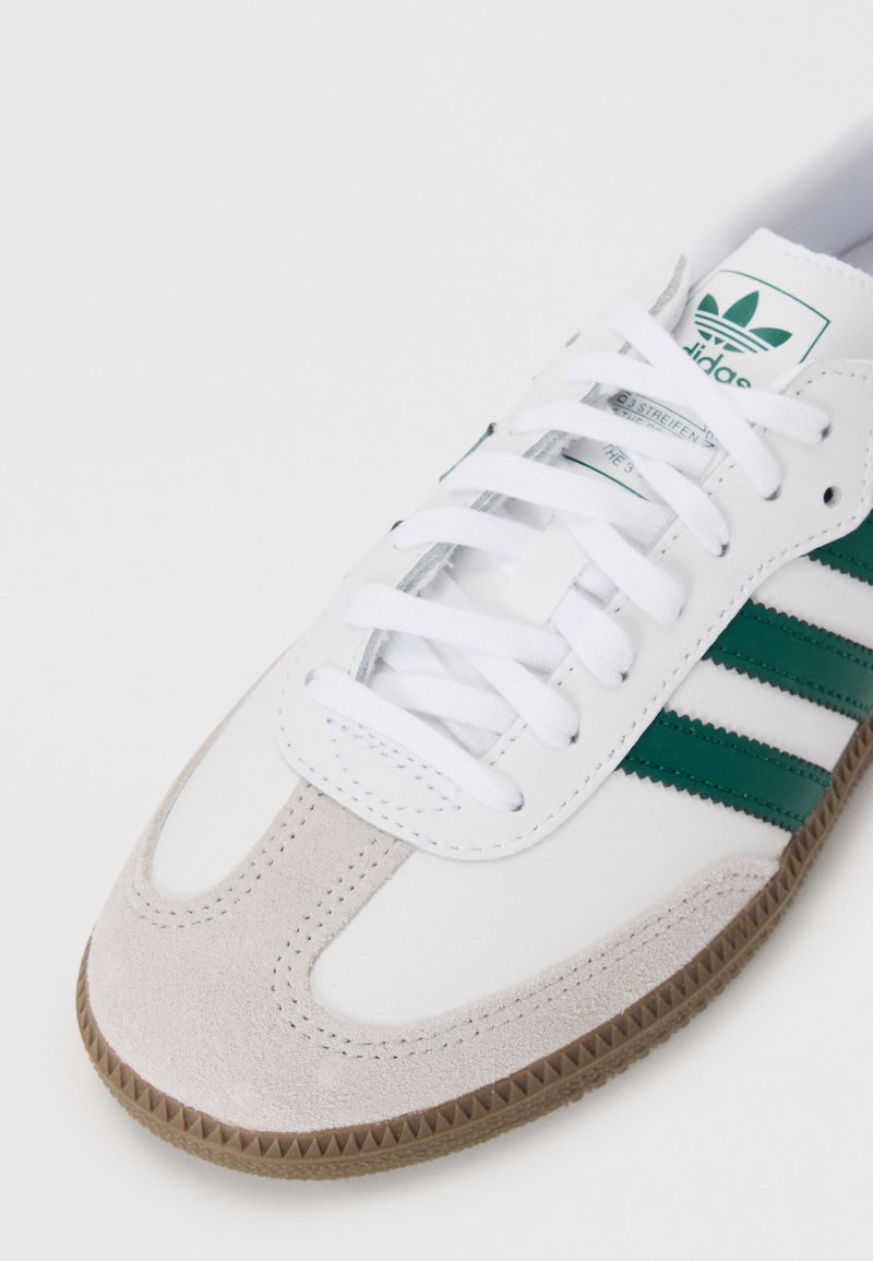 adidas Originals SAMBA OG UNISEX - Trainers - white/collegiate green/gum/white  - Zalando