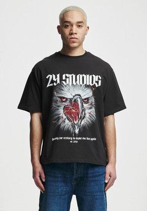 2Y Studios EAGLE  - T-Shirt print - washed black