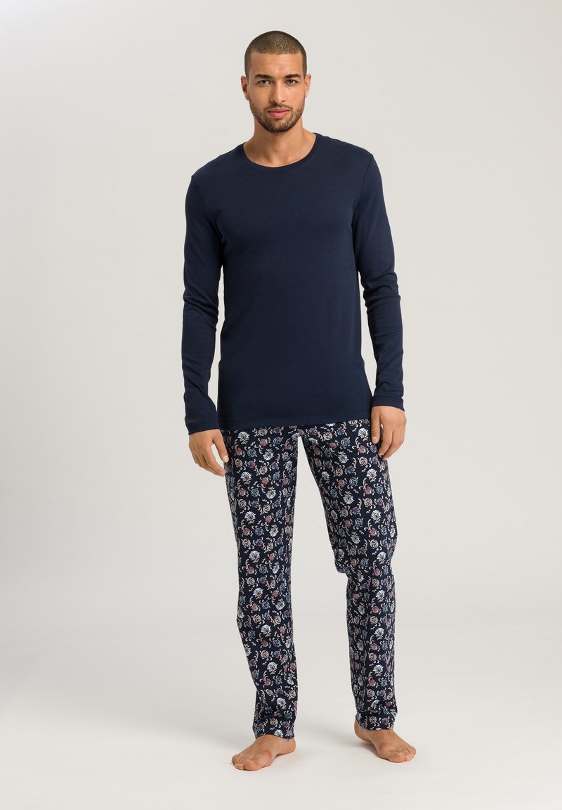 Hanro LANGER DAY SET - Conjunto de pijama - navy botany print