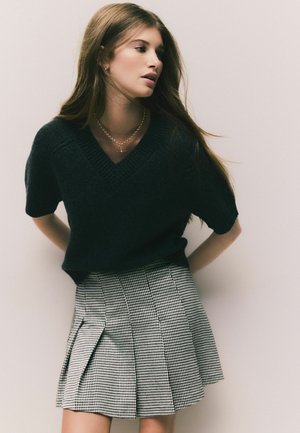 TALL FIT  - A-silueta svārki - monochrome check