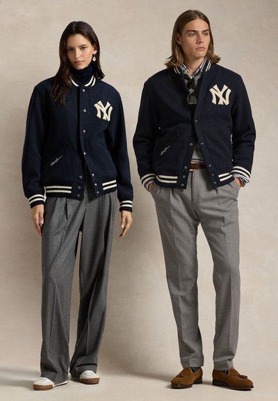 Polo Ralph Lauren POLO RALPH LAUREN YANKEES JACKET UNISEX - Bombera - hunter navy