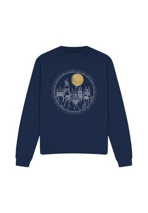 Cotton Soul, HOGWARTS LINEART - Sweatshirt - dark blue