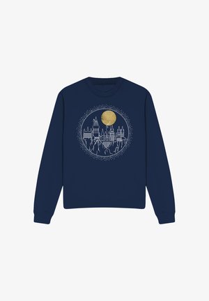 Cotton Soul, HOGWARTS LINEART - Sweatshirt - dark blue