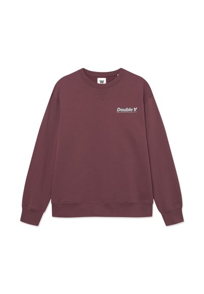 WOOD WOOD WWCREW NECK AANEUE - Sweatshirt - decadent chocolate