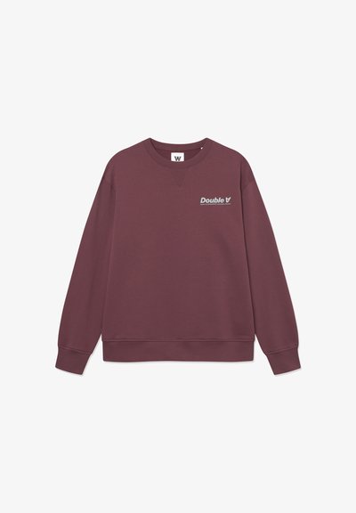 WOOD WOOD WWCREW NECK AANEUE - Sweatshirt - decadent chocolate