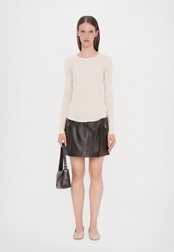 VINCITA - Long sleeved top - bianco avorio2