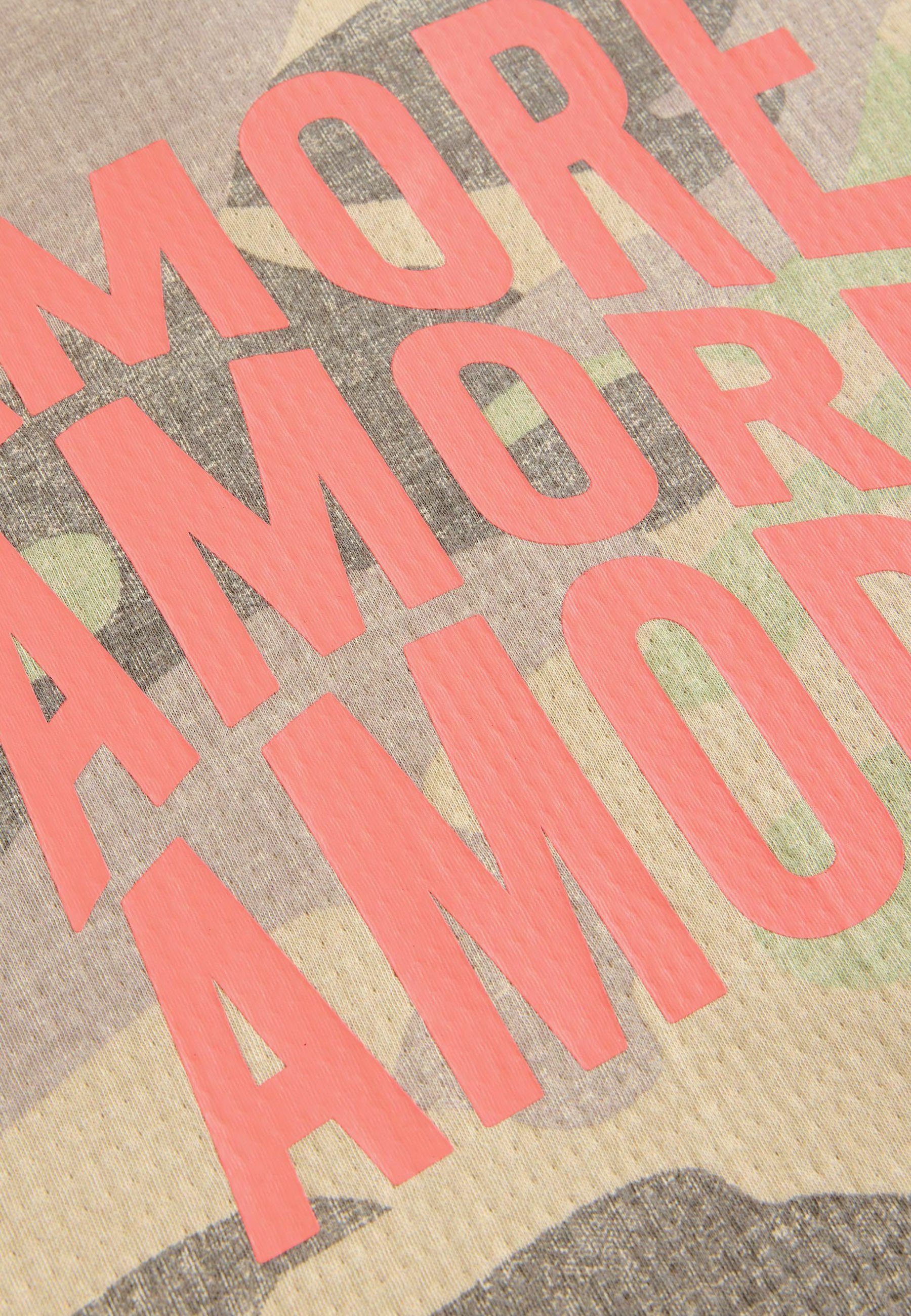 Next REGULAR FIT - Sweatshirt - camo slogan/grün - Zalando