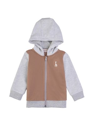 Zip-up sweatshirt - grey melange