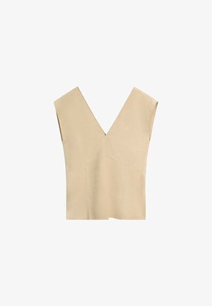 Massimo Dutti, T-Shirt basic - beige