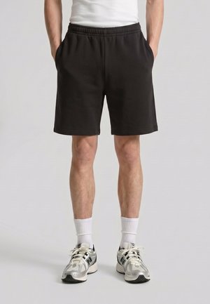 Urban Classics, BASIC ESSENTIAL SWEATSHORTS 2-PACK - Tracksuit bottoms - black black