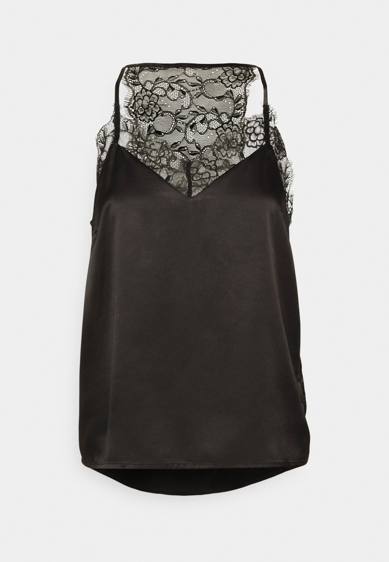 Pieces Pyjamashirt zwart