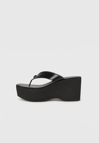 SCULPTED - Heeled mules - black