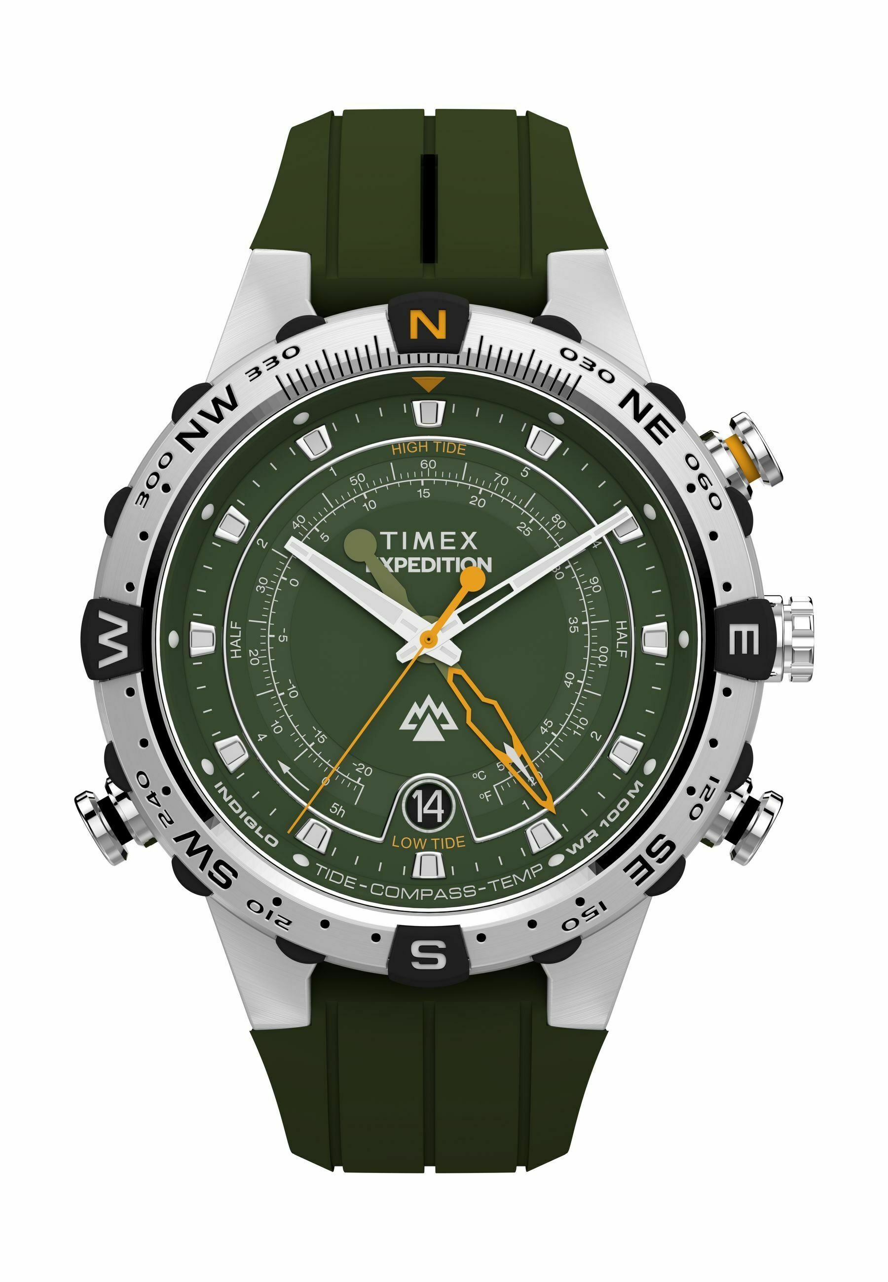 Timex Expedition Field Orologio Unisex 36mm – Cassa Argento E Cinturino Verde – Resistente Acqua