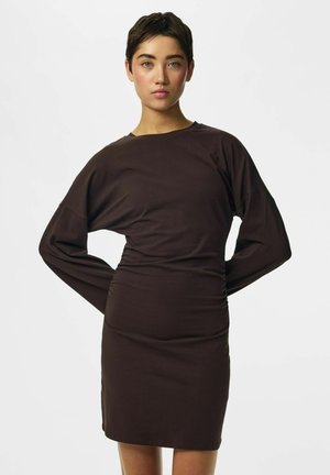 Pieces, MINI DRESS PCALLI - Robe survêtement - chocolate plum