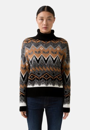 RAEGAN - Strickpullover - black