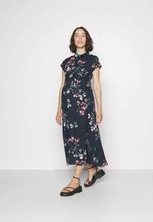 Vero Moda Maternity VMMHALLIE LONG TIE DRESS - Skjortekjole - night sky/hallie