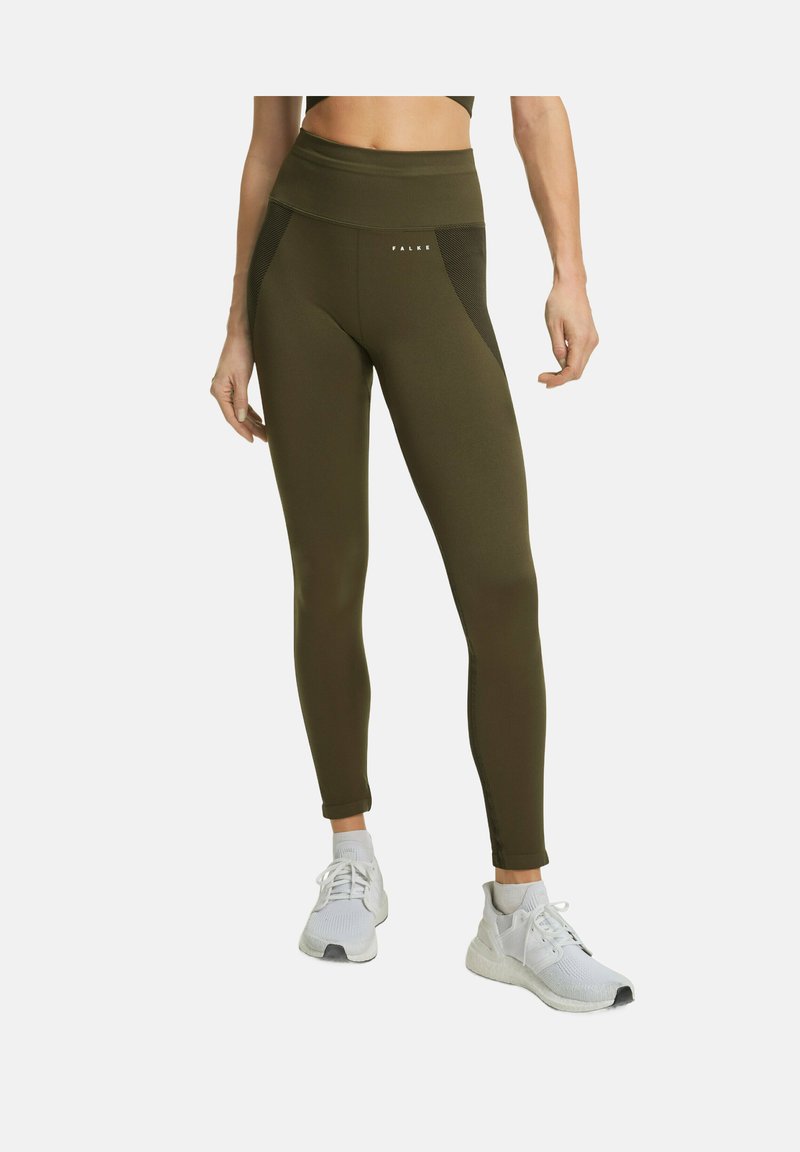 FALKE CORE SEAMLESS - Tights - herb
