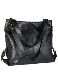 DrachenLeder Handbag - schwarz