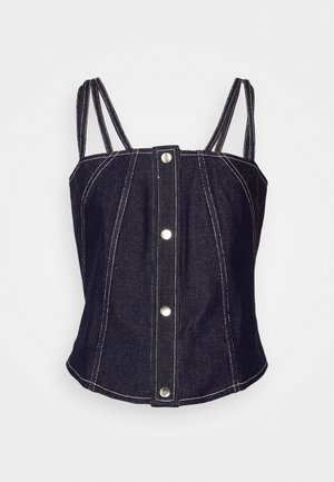 Elleme BUSTIER - Top - navy