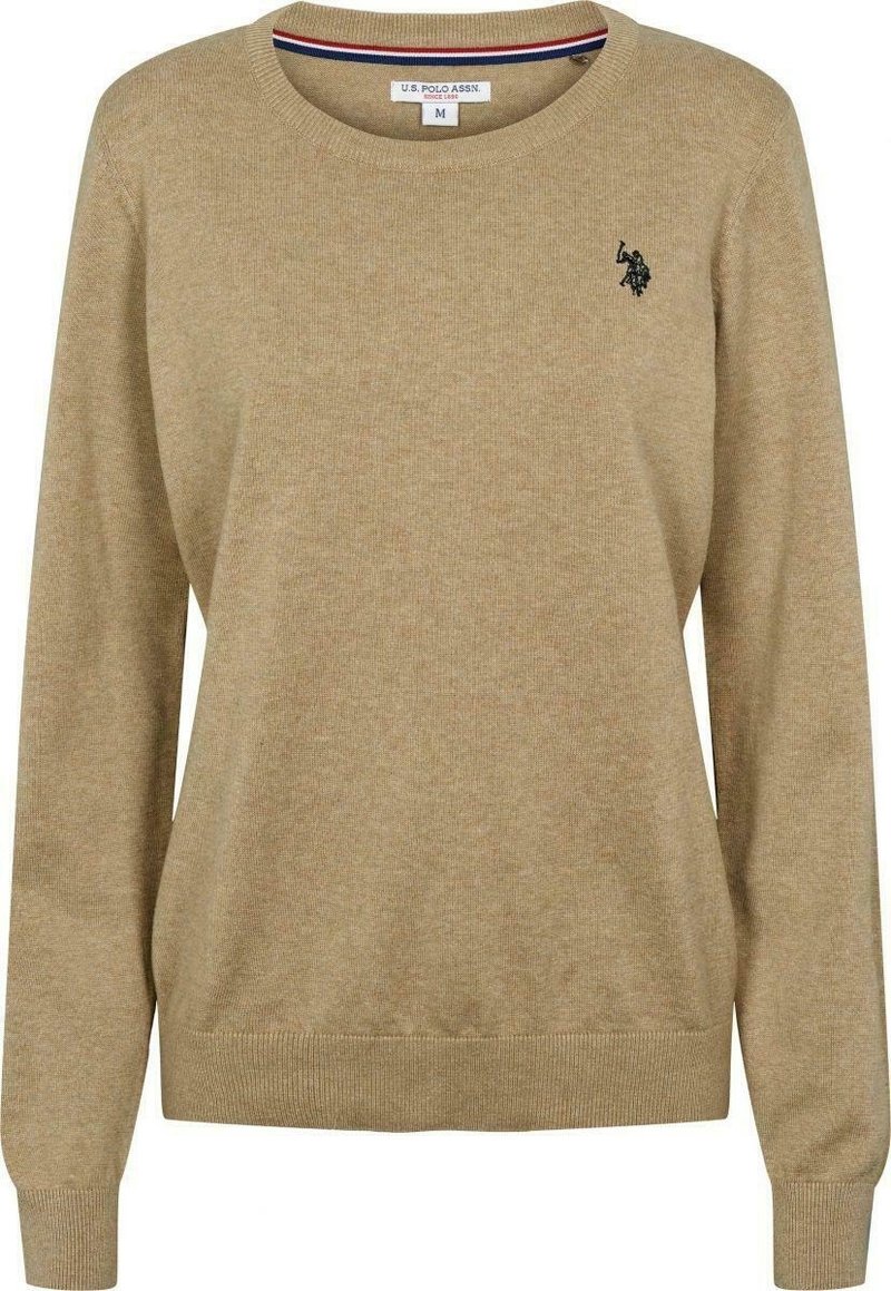 U.S. Polo Assn. Stickad tröja - tan