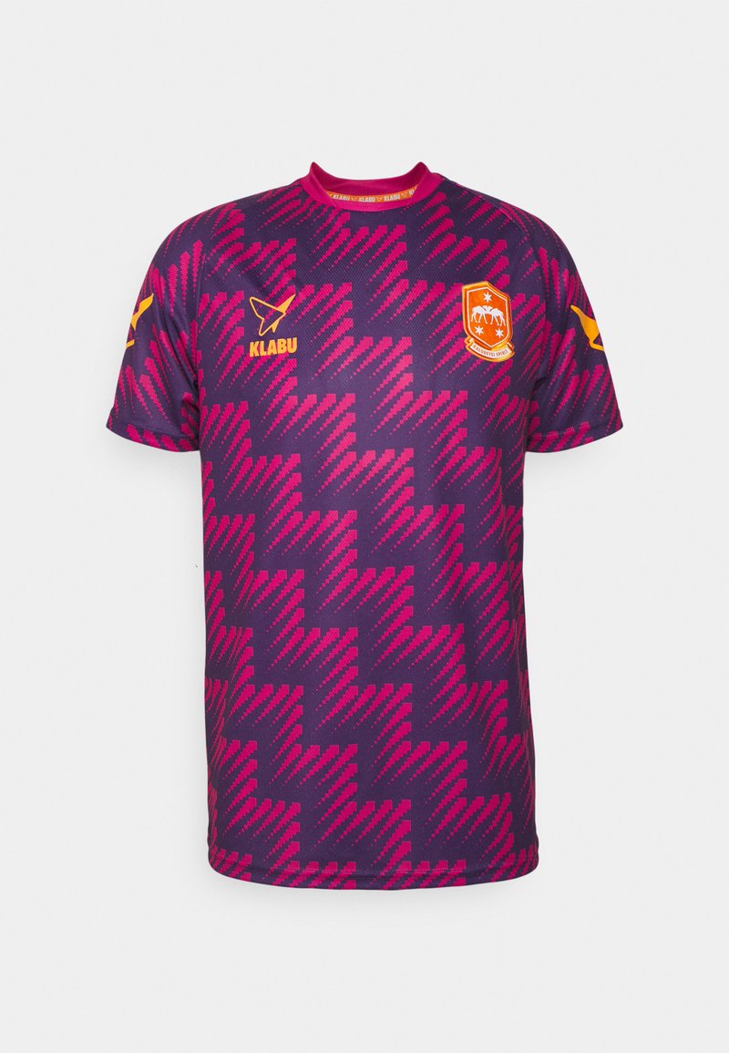 KLABU T-shirt print rood