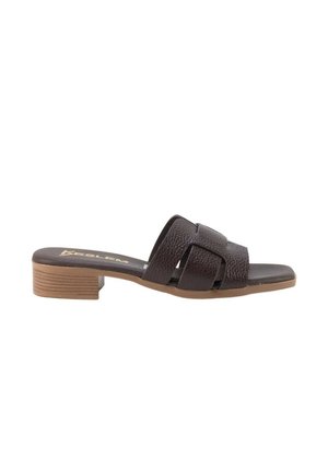 KESLEM, SANDALIAS KESLEM, MUJER - Sandalias planas - marrón