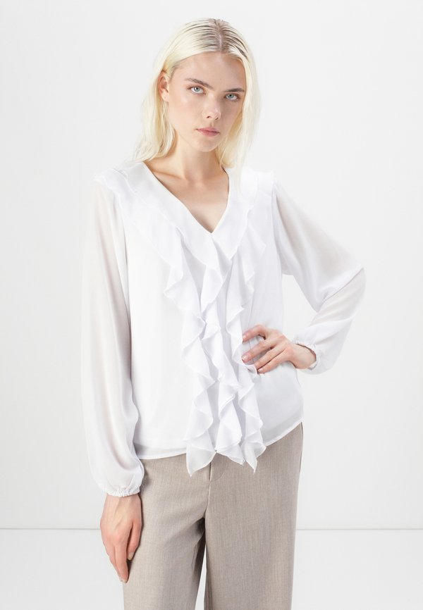 VIVARONE WIDE - Trousers - natural melange3