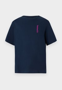 ILLUSTRATED WOODS GRAPHIC TEE - Tricou cu imprimeu - dark sapphire