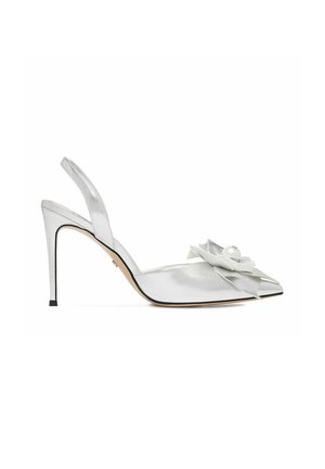 Gino Rossi, GINO ROSSI WOMEN'S SILVER HEELS - Lodičky na vysokém podpatku - silver-coloured