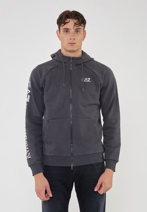 CON CAPPUCCIO LOGO SERIES - Felpa con zip - asphlat