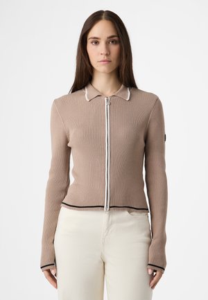 Fila APPAREL SIMONTE FULL-ZIP - Neuletakki - taupe gray