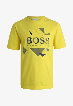 BOSS Kidswear KURZARM GRAFISCH - Camiseta estampada - gelb