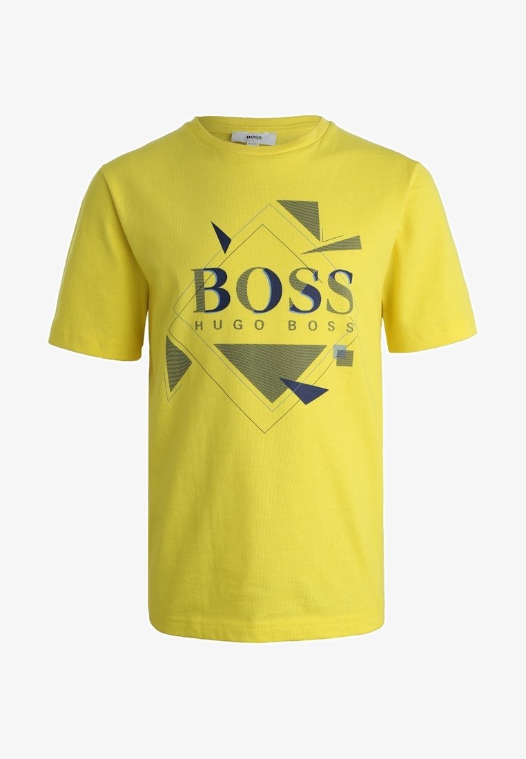 BOSS Kidswear KURZARM GRAFISCH - T-shirt imprimé - gelb
