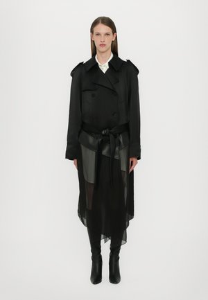 SCARF - Classic coat - black
