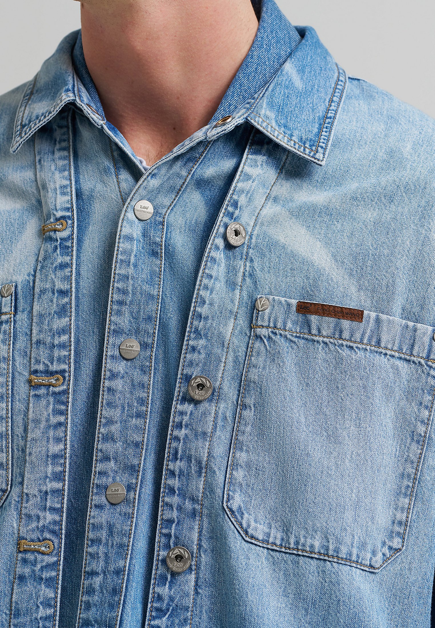 Lee LEE® X FENG CHEN WANG SHIRT - Shirt - light shade/light-blue